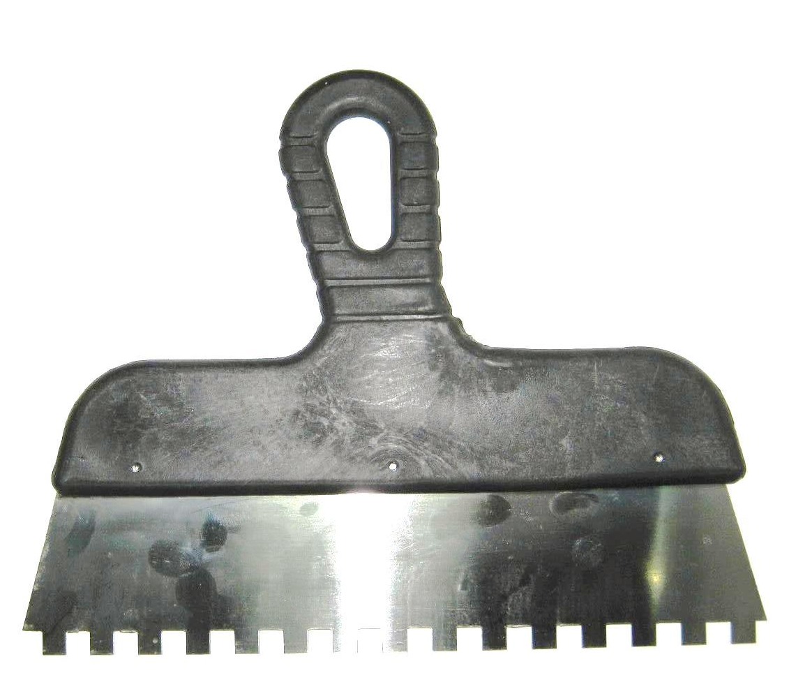 Шпатель  250мм  зубчатый