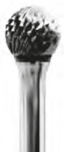 12х10х150х6  борфреза  тв.  сплав.  сферическая  KUD  (FENES)