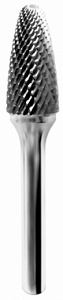 10х20х65х6  борфреза  тв.  сплав  параболическая  со сферическим  торцем  F