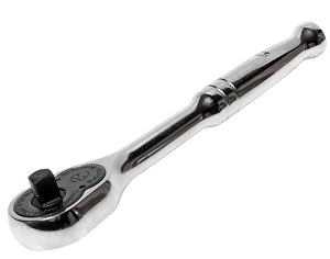 Трещотка  1/4"  с  быстрым  сбросом  36  зубьев  JTC-3602  (JTC)  128мм  металл.  ручка