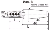 Карандаш алмазный 3908-0071 тип1 6х14х60 исп.B 0,10÷0,20кар 0,5ct