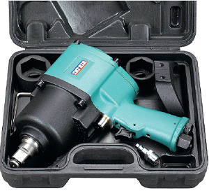 Пневмогайковёрт  пистолетный  3/4" 1600Нм  AT-265K  с  набором  головок  AT-265K  (TNT-AIR) 