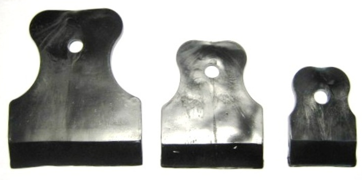 Набор  шпателей  резин.  черный  (3шт)