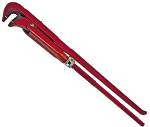 Ключ  труборычажный  №2  1,5"  красный  260103  (БМ)