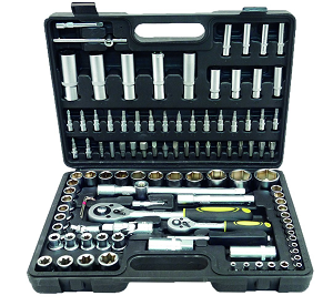 Набор  сменных  торцевых  головок  1/4"-1/2"  4-32мм  108предм.  5501108  (БМ)