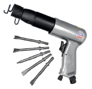 Зубильный  молоток  2200  уд/мин  АТ-2030Н  (TNT-AIR)  пистолетный  хвост.  шестигр.