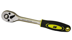 Трещотка  1/4"  с  быстрым  сбросом  45  зубьев  970114  (БМ)
