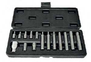 Набор  вставок  3/8"  HEX  4-12  972803  (БМ)  30/75мм