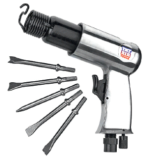 Зубильный  молоток  3000  уд/мин  АТ-2020Н  (TNT-AIR)  пистолетный  хвост.  шестигр.