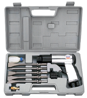 Зубильный  молоток  3000  уд/мин  АТ-2012KН  (TNT-AIR)  пистолетный  хвост.  шестигр.