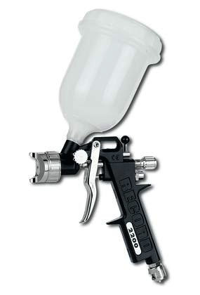 Краскопульт  пневматический  с  верхним  бачком  2,5мм  600мл  RECORD 2200  (GAV)
