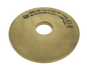 Круг  полировальный  300х20х76  ПП  14А  25ГМ  (гибкий  вулканит)