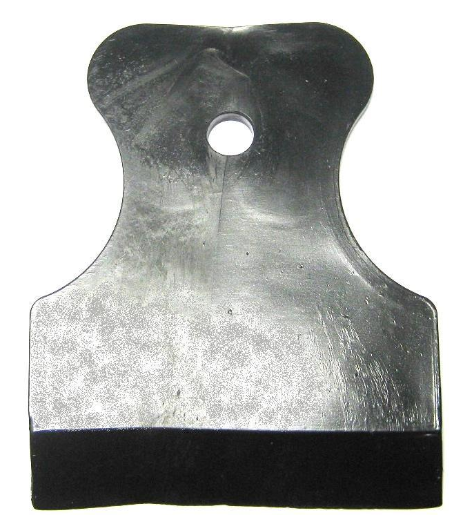 Шпатель  резиновый  чёрный  80мм