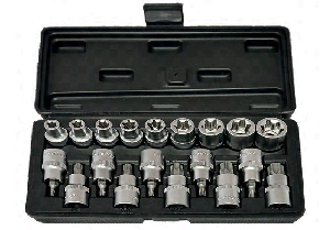 Набор  вставок  1/2"  TORX  T20-T70  и  головок  E10-E24  972201  (БМ)