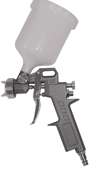 Краскопульт  пневматический  с  верхним  бачком  1,5мм  600мл  (FIT)