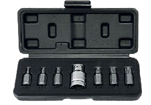 Набор  вставок  3/8"  TORX  T20-T50  972801  (БМ)  30мм