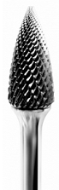  3х13х38  борфреза  тв.  сплав.  параболическая  с  заточенным  торцем  SPG  (FENES)