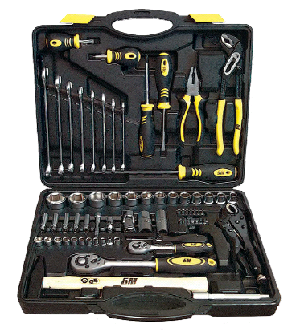 Набор  инструментов  72  предмета  1/2" 10-32мм  970072  (БМ)  CrV